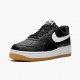 Nike Womens/Mens Air Force 1 07 Black White Gum CI0057 002 Running Sneakers