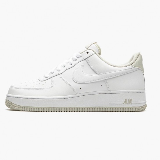 Nike Womens/Mens Air Force 1 07 White Light Bone CJ1380 101 Running Sneakers