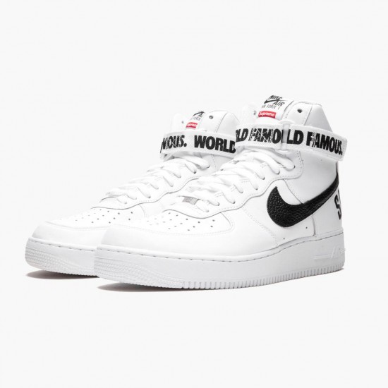 Nike Womens/Mens Air Force 1 High Supreme World Famous White 698696 100 Running Sneakers