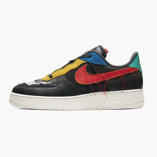 Nike Womens/Mens Air Force 1 Low BHM CT5534 001 Running Sneakers