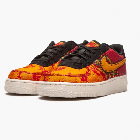 Nike Womens/Mens Air Force 1 Low Chinese New Year 2019 AV5167 600 Running Sneakers