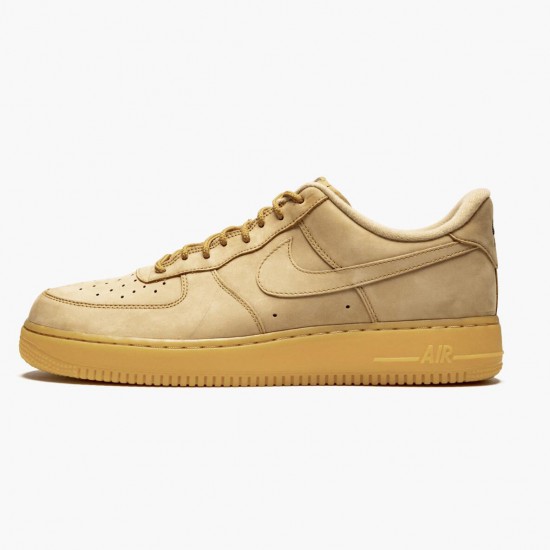 Nike Womens/Mens Air Force 1 Low Flax AA4061 200 Running Sneakers