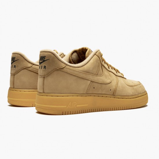 Nike Womens/Mens Air Force 1 Low Flax AA4061 200 Running Sneakers