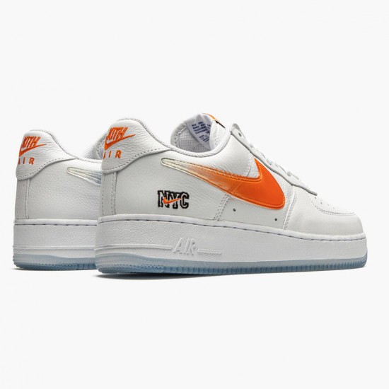 Nike Womens/Mens Air Force 1 Low Kith Knicks Away CZ7928 100 Running Sneakers