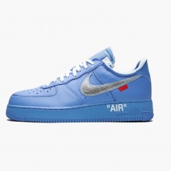 Nike Women's/Men's Air Force 1 Low Off-White MCA University Blue CI1173 400 Running Sneakers
