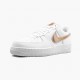 Nike Womens/Mens Air Force 1 Low Oversized Swoosh White Orange Peel AO2441 102 Running Sneakers