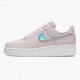 Nike Womens Air Force 1 Low Pink Iridescent CJ1646 600 Running Sneakers