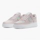 Nike Womens Air Force 1 Low Pink Iridescent CJ1646 600 Running Sneakers