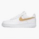 Nike Womens/Mens Air Force 1 Low Pony Hair Snakeskin Club Gold CW7567 101 Running Sneakers