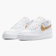 Nike Womens/Mens Air Force 1 Low Pony Hair Snakeskin Club Gold CW7567 101 Running Sneakers