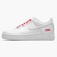 Nike Womens/Mens Air Force 1 Low Supreme White CU9225 100 Running Sneakers