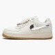 Nike Womens/Mens Air Force 1 Low Travis Scott Sail AQ4211 101 Running Sneakers