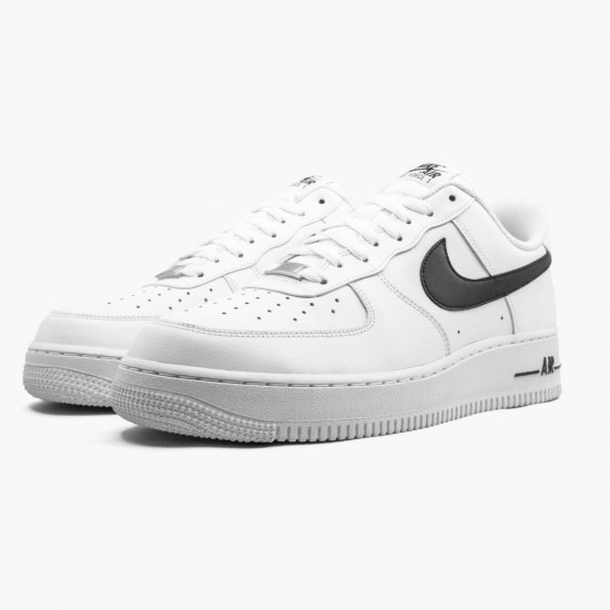 Nike Womens/Mens Air Force 1 Low White Black CJ0952 100 Running Sneakers