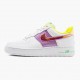 Nike Womens/Mens Air Force 1 Low White Multi Pastel CW5592 100 Running Sneakers