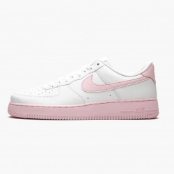 Nike Women's Air Force 1 Low White Pink Foam CK7663 100 Running Sneakers