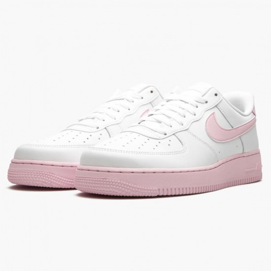 Nike Womens Air Force 1 Low White Pink Foam CK7663 100 Running Sneakers