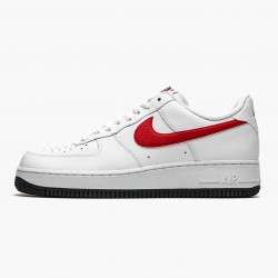 Nike Women's/Men's Air Force 1 Low White Red Blue CT2816 100 Running Sneakers