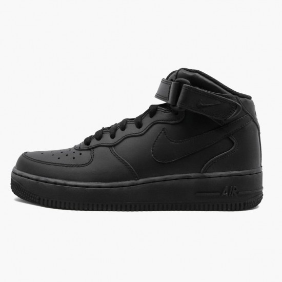 Nike Womens/Mens Air Force 1 Mid Black 2014 314195 004 Running Sneakers