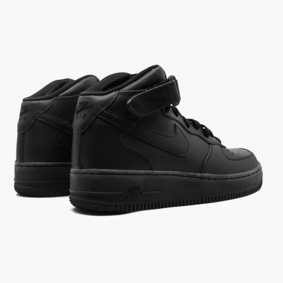 Nike Womens/Mens Air Force 1 Mid Black 2014 314195 004 Running Sneakers