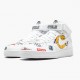 Nike Womens/Mens Air Force 1 Mid Supreme NBA White AQ8017 100 Running Sneakers