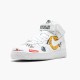 Nike Womens/Mens Air Force 1 Mid Supreme NBA White AQ8017 100 Running Sneakers