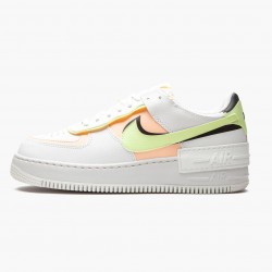 Nike Women's Air Force 1 Shadow Summit White Barely Volt Crimson Tint CI0919 107 Running Sneakers