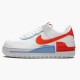 Nike Womens/Mens Air Force 1 Shadow Summit White Team Orange CQ9503 100 Running Sneakers