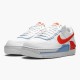 Nike Womens/Mens Air Force 1 Shadow Summit White Team Orange CQ9503 100 Running Sneakers