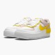 Nike Womens Air Force 1 Shadow White Barely Rose Speed Yellow CJ1641 102 Running Sneakers