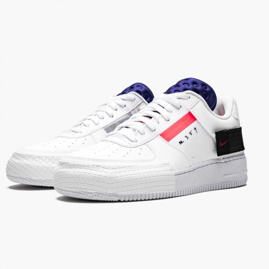 Nike Womens/Mens Air Force 1 Type CI0054 100 Running Sneakers