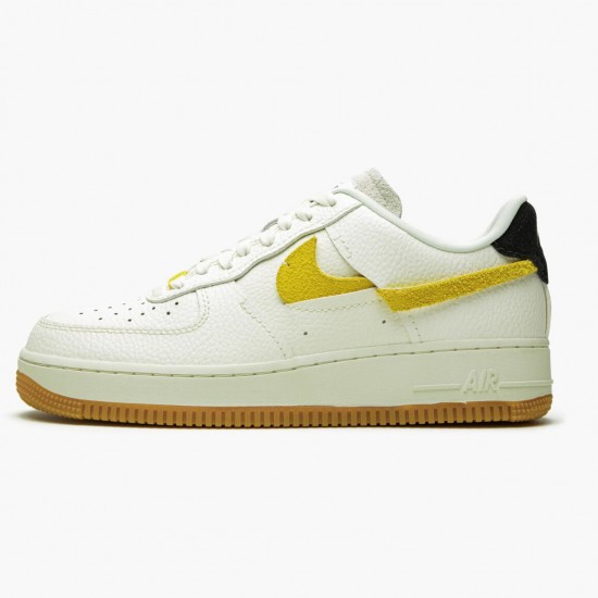 Nike Womens/Mens Air Force 1 Vandalized Sail Chrome Yellow BV0740 101 Running Sneakers