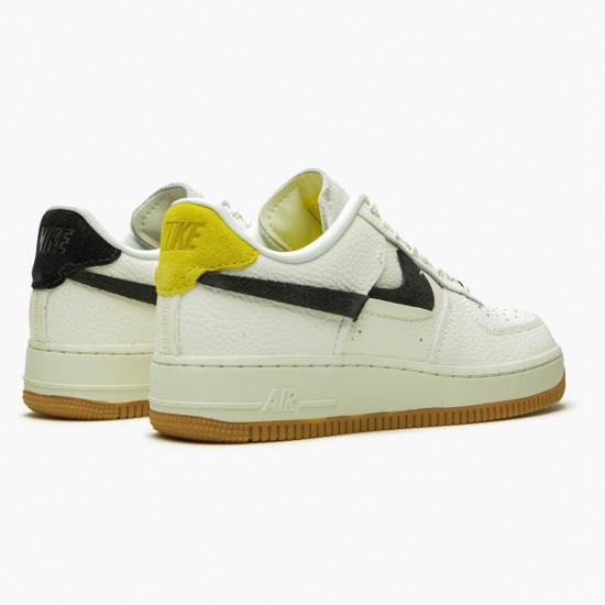 Nike Womens/Mens Air Force 1 Vandalized Sail Chrome Yellow BV0740 101 Running Sneakers