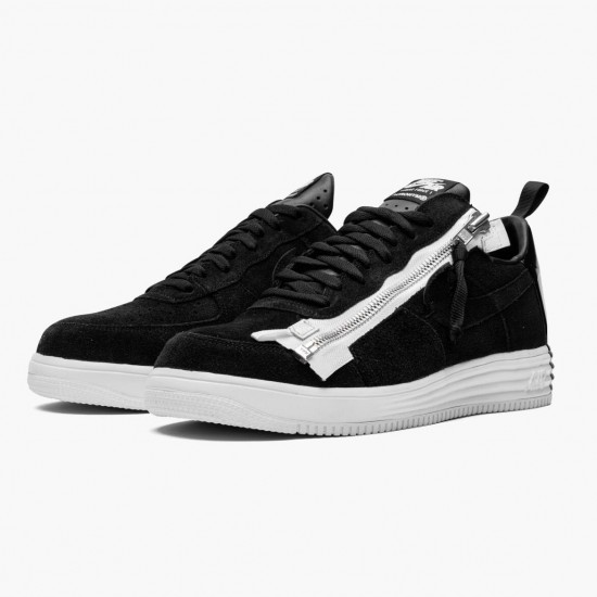 Nike Womens/Mens Lunar Force 1 Low Acronym Black White 698699 001 Running Sneakers