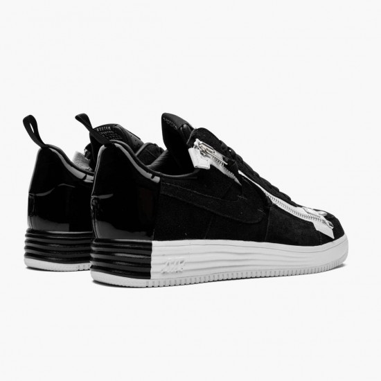 Nike Womens/Mens Lunar Force 1 Low Acronym Black White 698699 001 Running Sneakers