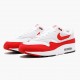 Nike Womens/Mens Air Max 1 Anniversary Red 908375 103 Running Sneakers