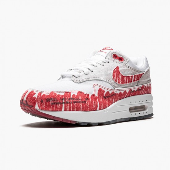 Nike Womens/Mens Air Max 1 Tinker Sketch to Shelf CJ4286 101 Running Sneakers