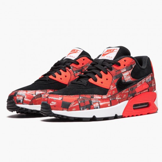 Nike Mens Air Max 90 Atmos We Love AQ0926 001 Running Sneakers