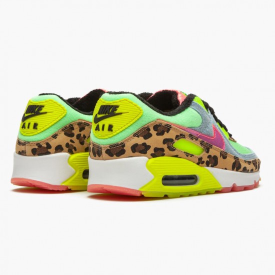 Nike Womens Air Max 90 LX 90s Dancefloor Green CW3499 300 Running Sneakers