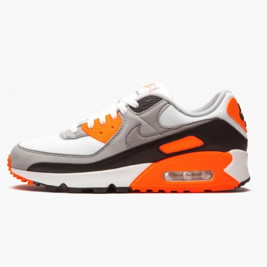 Nike Womens/Mens Air Max 90 Recraft Total Orange CW5458 101 Running Sneakers