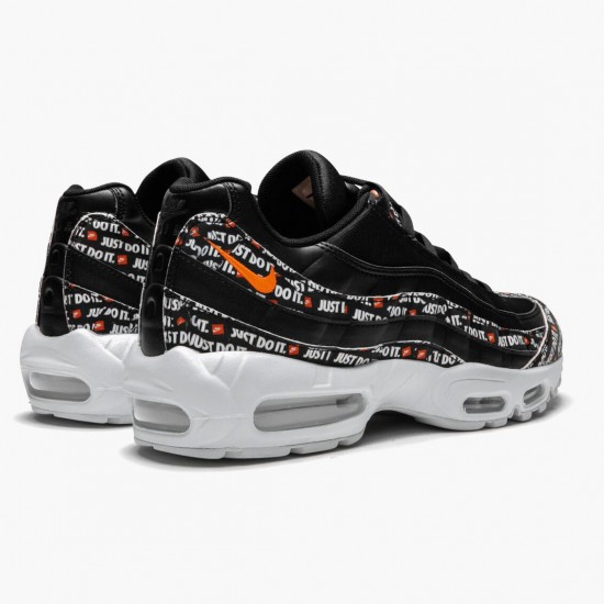 Nike Womens/Mens Air Max 95 Just Do It Pack Black AV6246 001 Running Sneakers