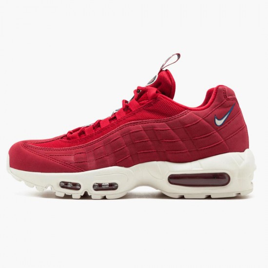 Nike Womens/Mens Air Max 95 Pull Tab Red AJ1844 600 Running Sneakers