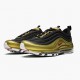 Nike Womens/Mens Air Max 97 Black Metallic Gold AT5458 002 Running Sneakers