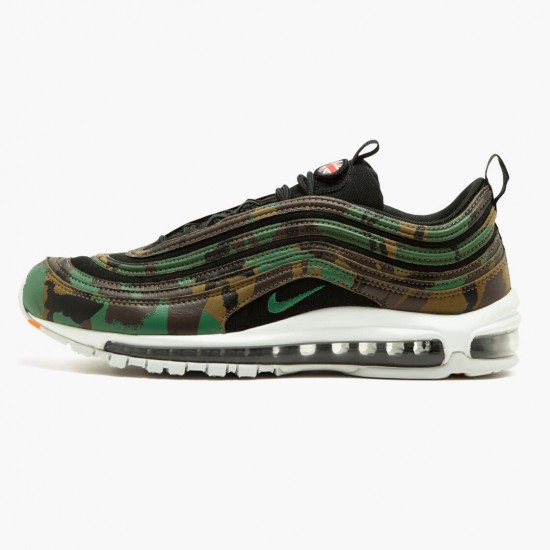 Nike Mens Air Max 97 Country Camo AJ2614 201 Running Sneakers