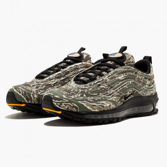 Nike Mens Air Max 97 Country Camo AJ2614 205 Running Sneakers