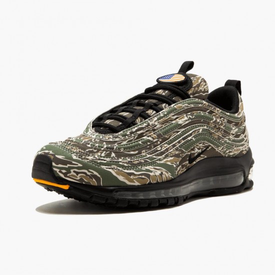 Nike Mens Air Max 97 Country Camo AJ2614 205 Running Sneakers