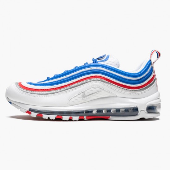 Nike Womens/Mens Air Max 97 Game Royal Metallic Silver University Red 921826 404 Running Sneakers