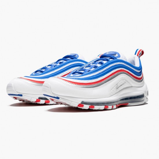 Nike Womens/Mens Air Max 97 Game Royal Metallic Silver University Red 921826 404 Running Sneakers