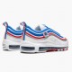 Nike Womens/Mens Air Max 97 Game Royal Metallic Silver University Red 921826 404 Running Sneakers