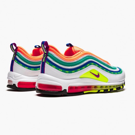 Nike Womens/Mens Air Max 97 London Summer of Love CI1504 100 Running Sneakers