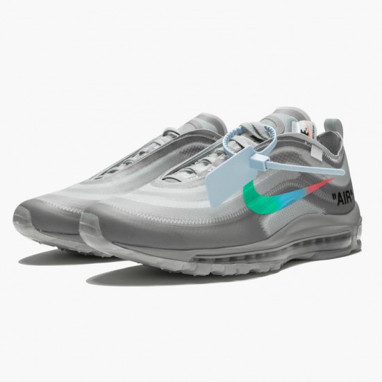 Nike Mens Air Max 97 Off-White Menta AJ4585 101 Running Sneakers